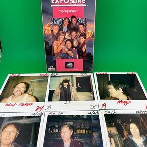 LOT 7 - Vintage Northern Exposure Production Polaroid Photos with bonus VHS